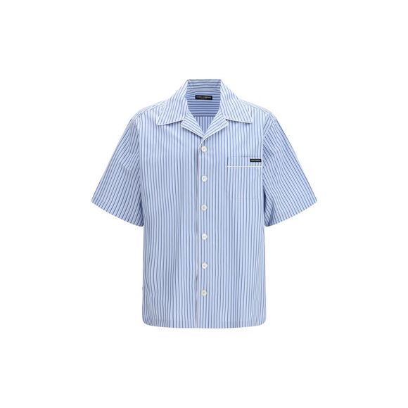 DOLCE & GABBANA Other - Dolce & Gabbana Men Striped Poplin Hawaii Shirt